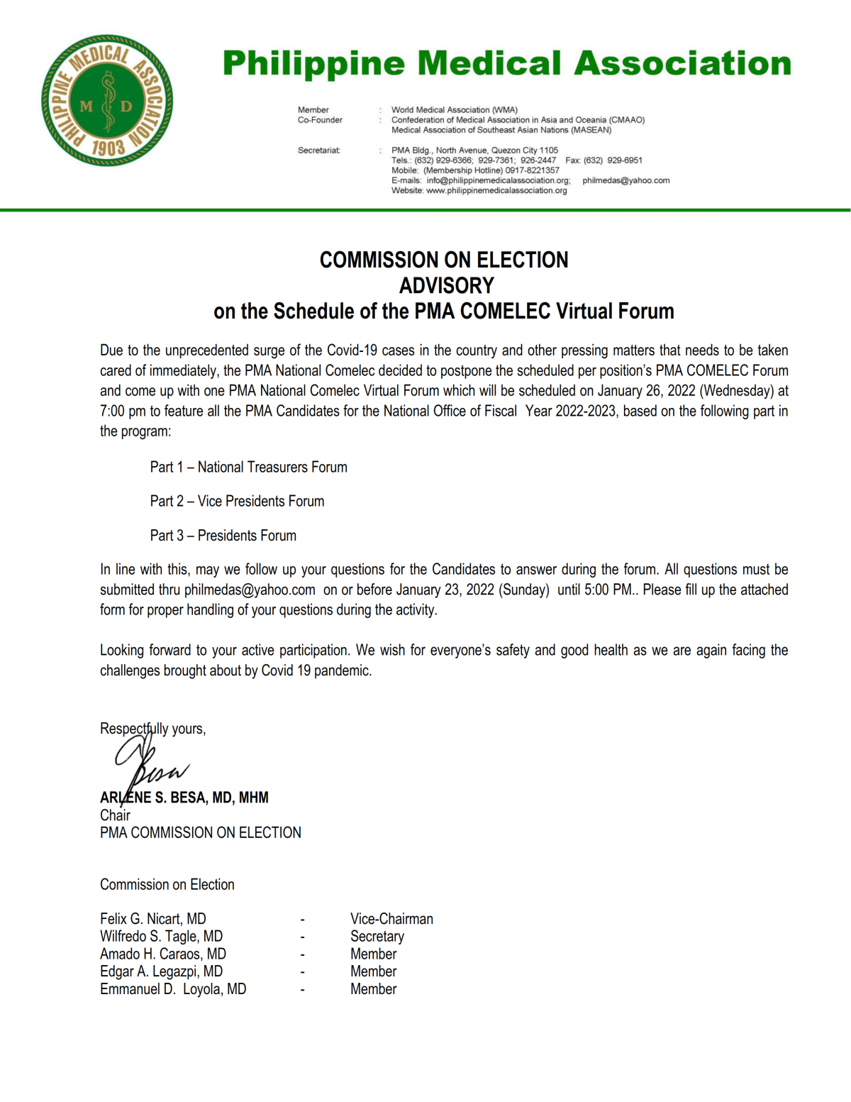 pma-commission-on-election-advisory-on-the-schedule-of-the-pma-comelec